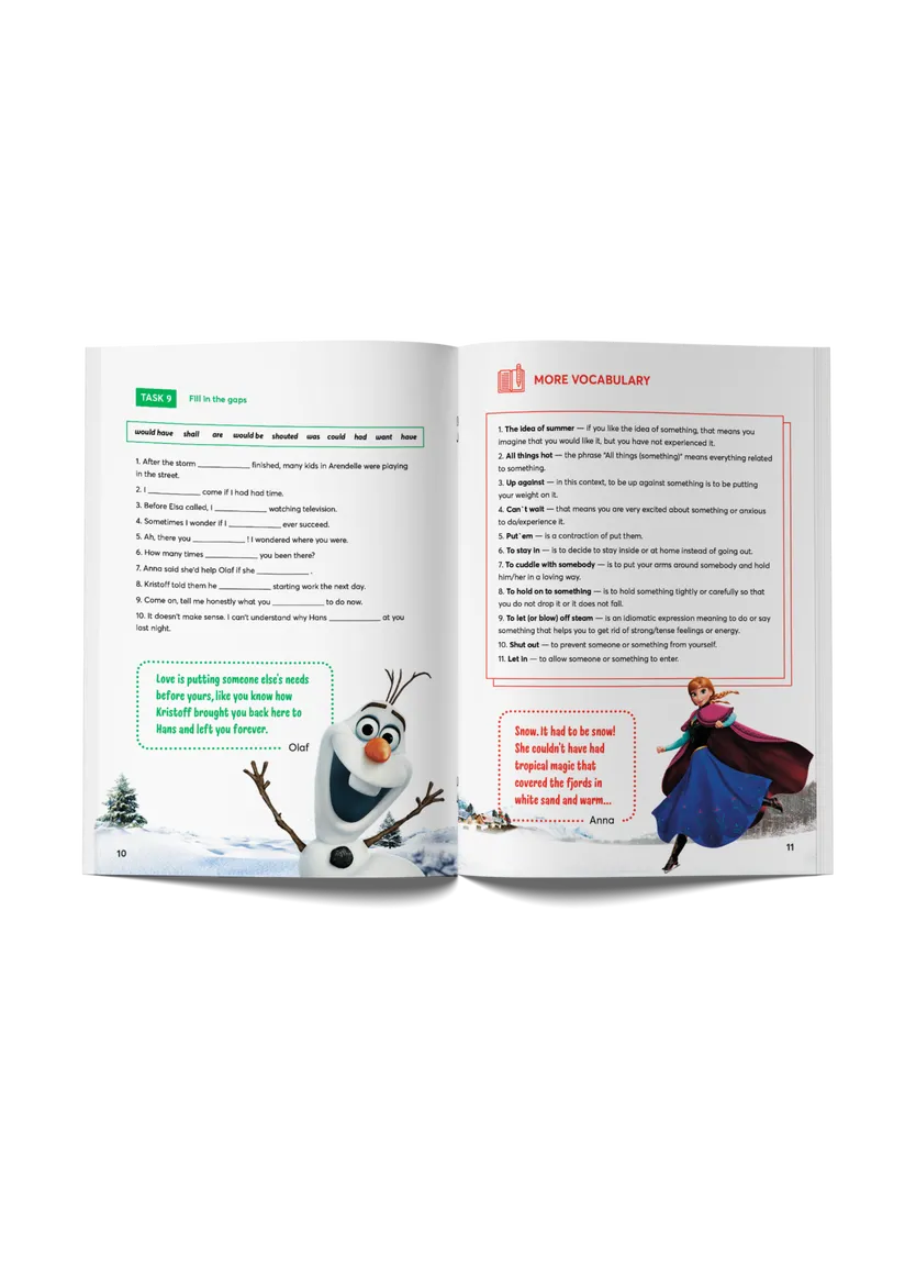 Frozen Heart (B1). Воркбук для вивчення англійської мови за мультфільмом — Photo 3