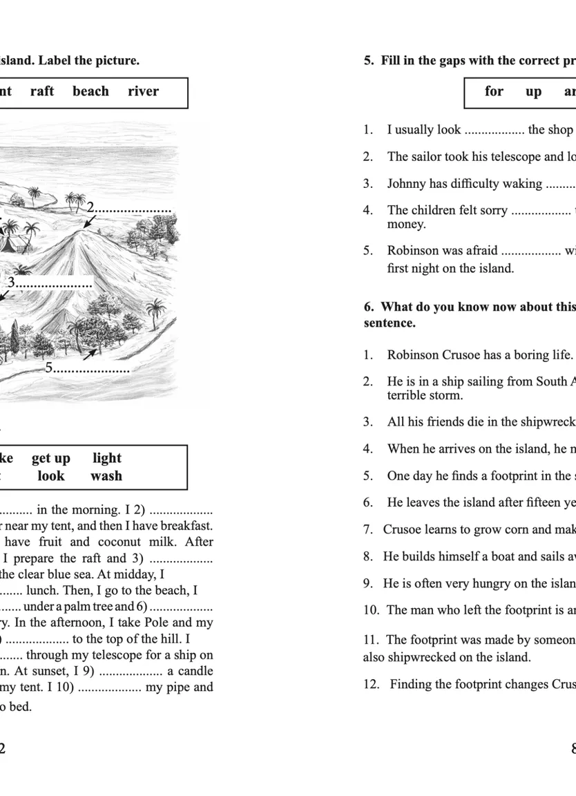 Адаптована книга "Robinson Crusoe" - Читання англійською (А1-А2) — Photo 4