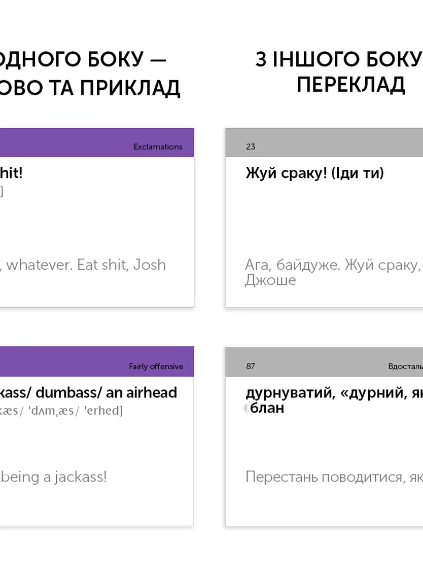 Картки English Slang 18+ (105 карток) — Фото 3
