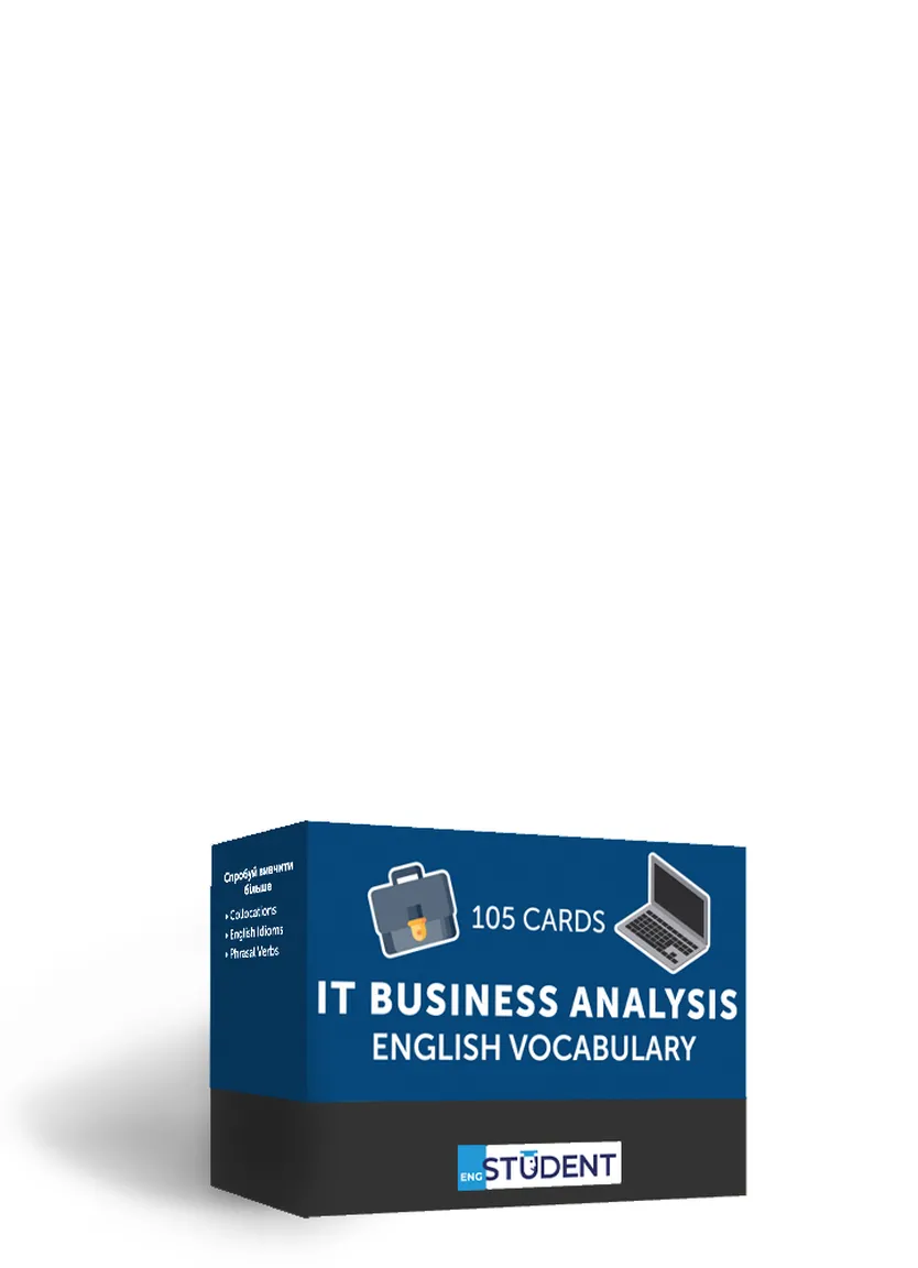 Картки English IT business analysis A2-B2 (105 карток) — Фото 2