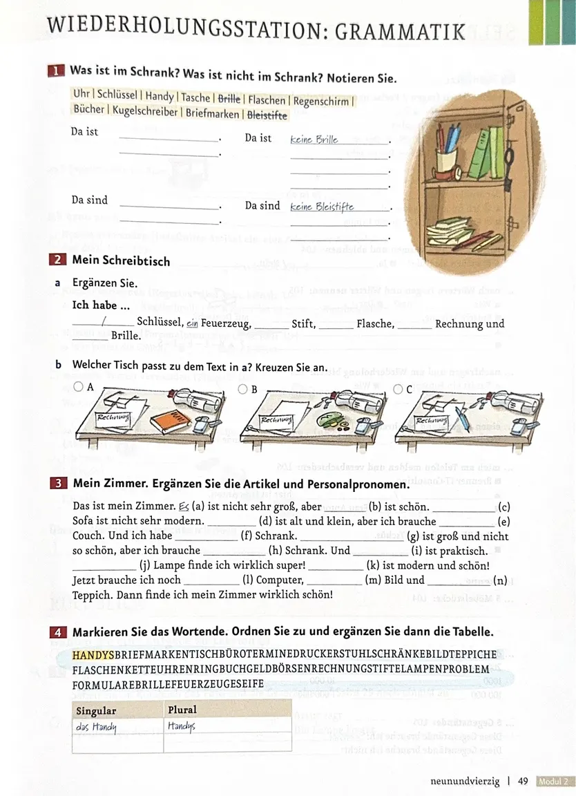 Робочий зошит Menschen A1.1: Arbeitsbuch mit Audio-CD — Фото 6