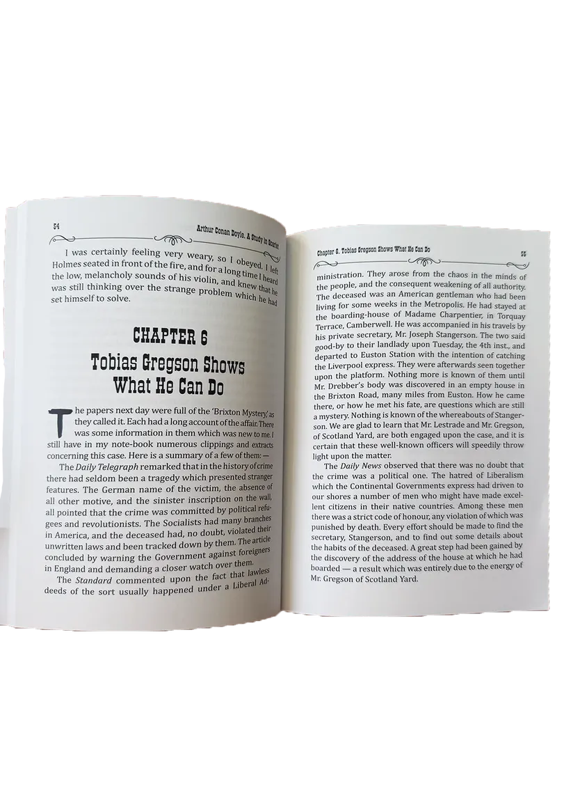 Адаптована книжка Sherlock Holmes: A Study in Scarlet - B2 — Photo 3