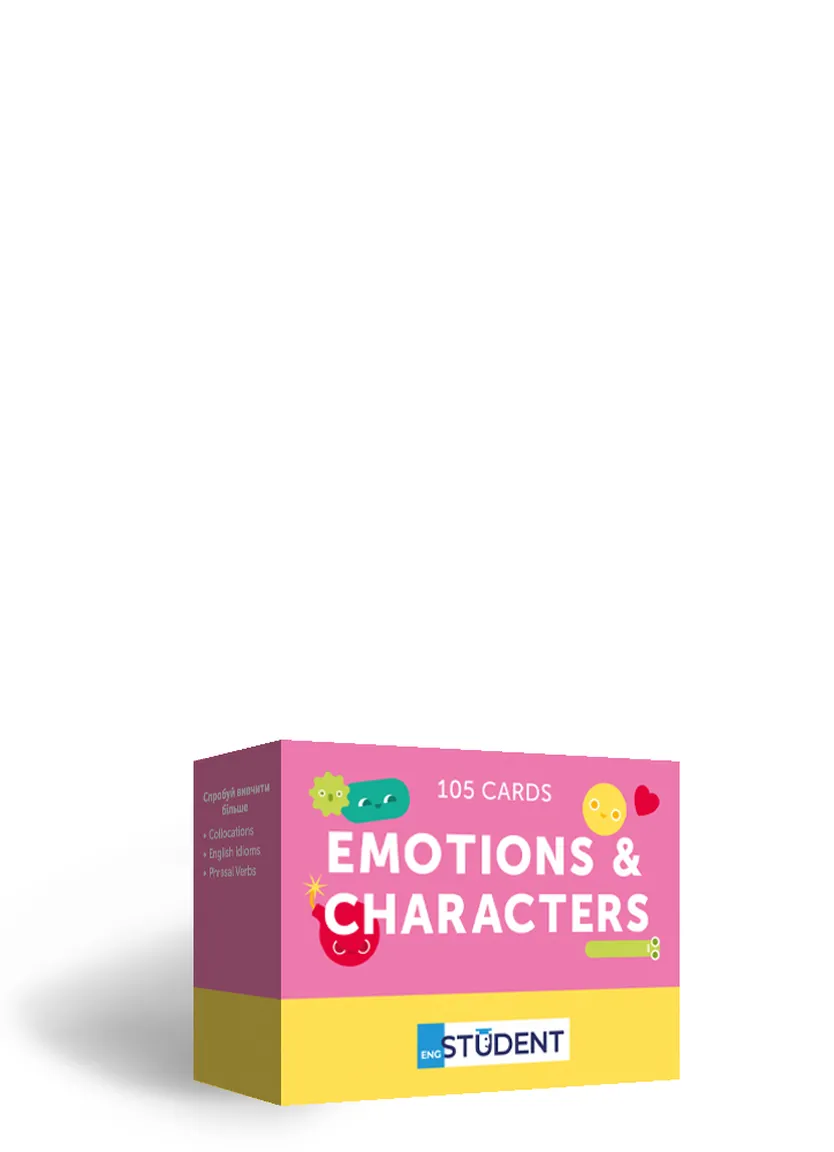 Картки English Emotions and Characters A1-C2 (105 карток) — Photo 2
