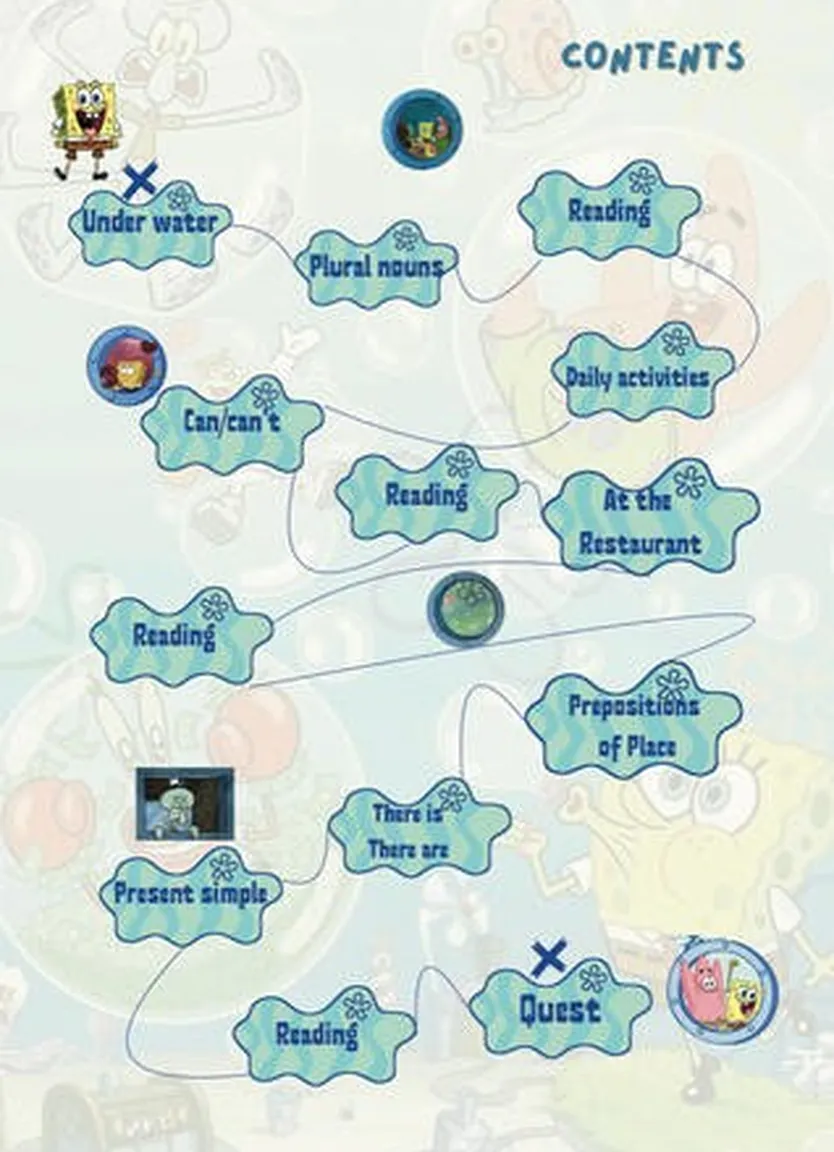 Воркбук для вивчення англійської мови - Sponge Bob (A1) — Photo 3