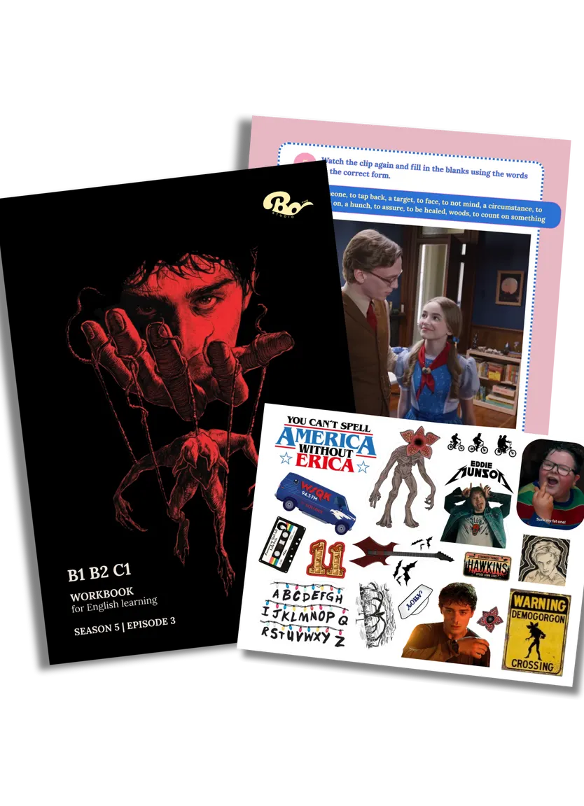 Воркбук для вивчення англійської мови за епізодом серіалу Stranger Things 3 (B1-С1) — Фото 2
